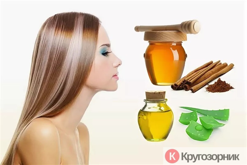 Маска для волос с медом и маслом